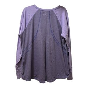 Tek Gear Purple Stripped Long Sleeve Shirt